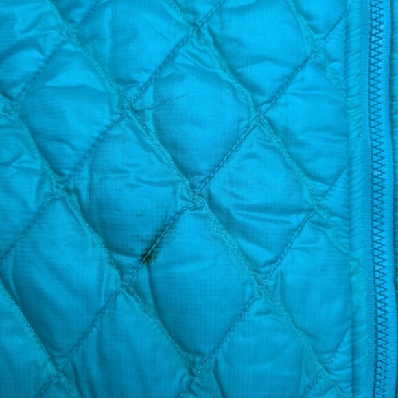 The North Face Women’s Blue Thermoball Full Zip Hooded Puffer Jacket Size M - Picture 2 of 8